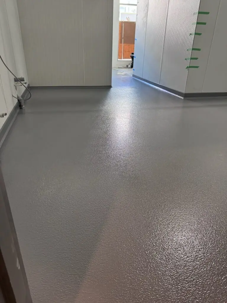 Epoxy floor detail